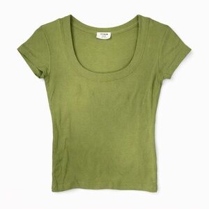 Cotton On Ribbed Shirt - Women’s Extra Small, Slim Fit, Y2K Style